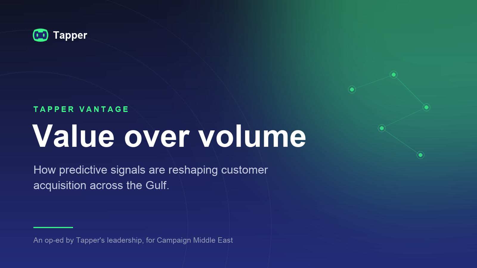 The Gulf's growth game just changed: stop buying conversions, start buying value